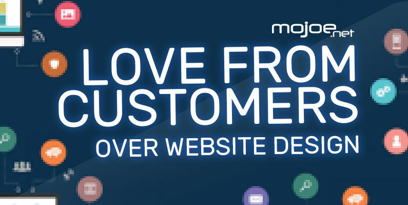 Love From Customers Over Website Design