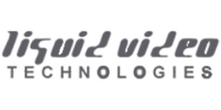 Liquid Video Technologies Logo, Web Design, Development, and SEO client, grey