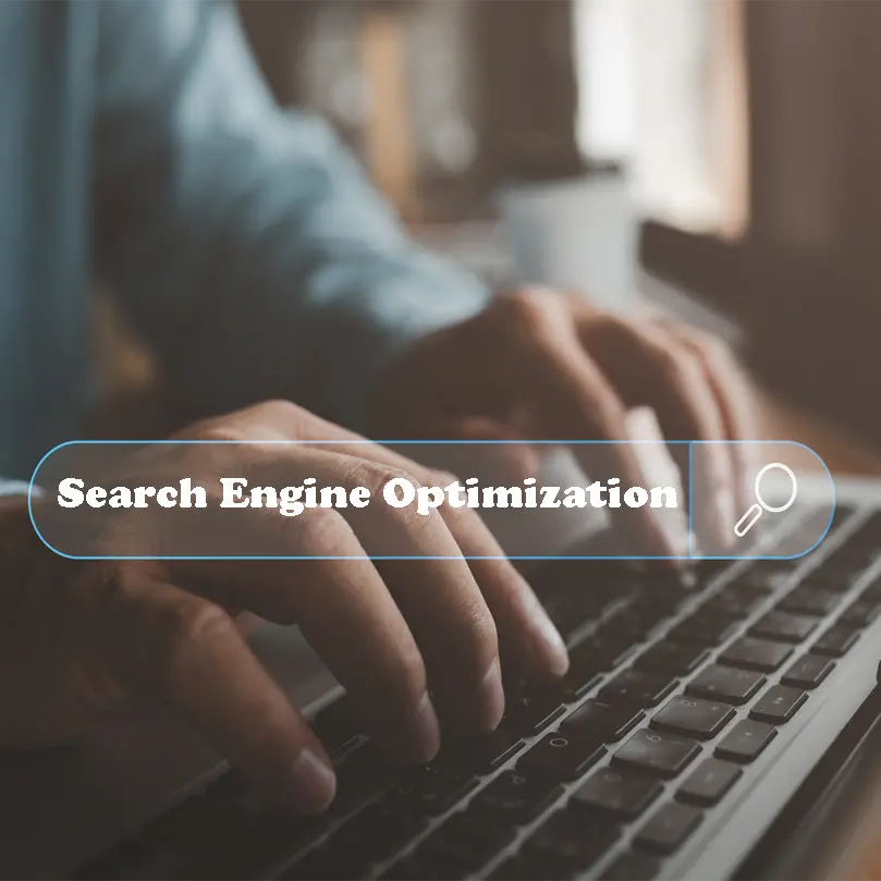 Search Engine Optimization typed into search bar, SEO, Mojoe, Greenville SC